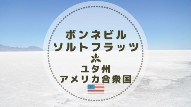 ソルトレイクシティから1時間半 ボンネビル塩湖でウユニ気分を味わう Color Your Map ソルトレイクシティから1時間半 ボンネビル塩湖でウユニ気分を味わう Color Your Map