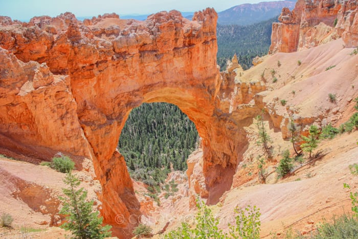 ブライスキャニオン国立公園のNatural Bridge（ナチュラル・ブリッジ）